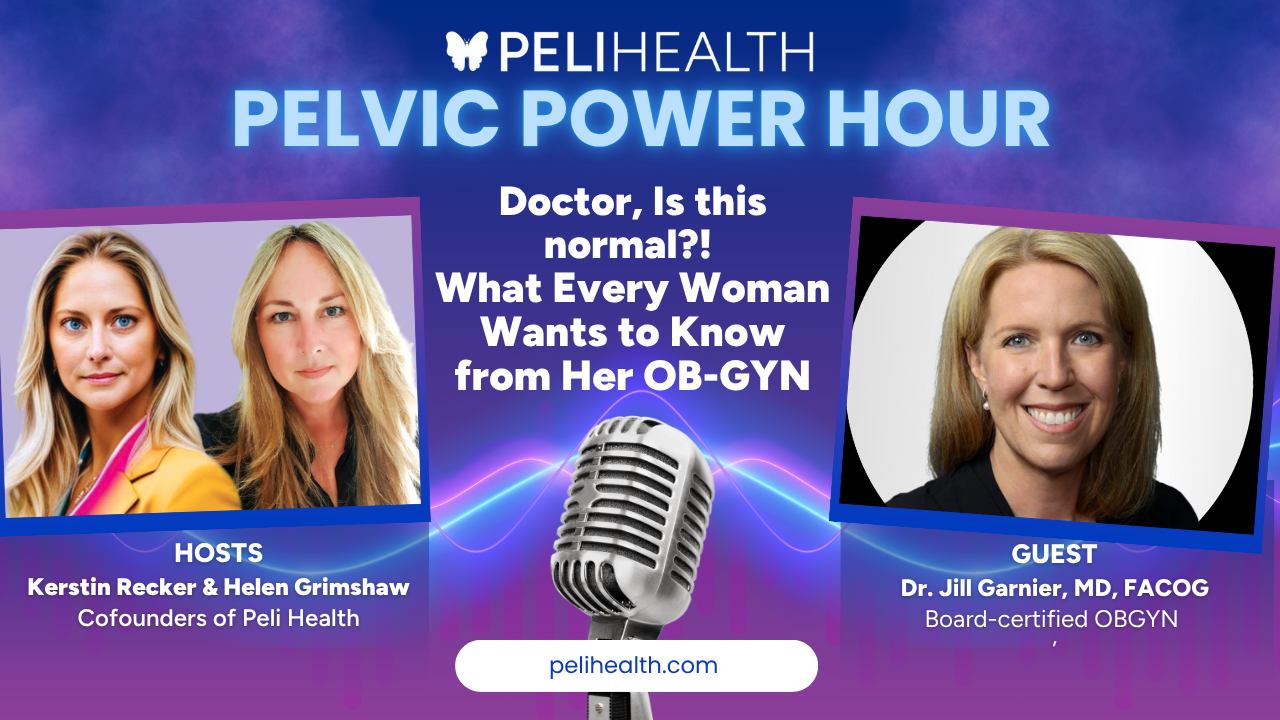 Dr Jill Garnier Pelvic Power Hour Video Title Card